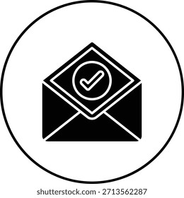 Icono de Vector de correo electrónico. Se puede utilizar para aplicaciones de impresión, móviles y de Web.