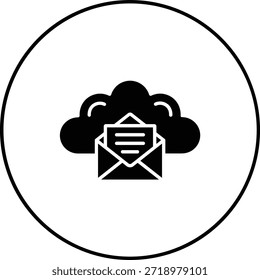 Icono de Vector de correo electrónico. Se puede utilizar para aplicaciones de impresión, móviles y de Web.
