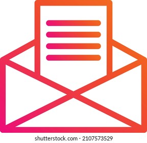 Email Vector Icon Design Illustration