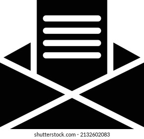 Ilustración de diseño de iconos del vector de correo electrónico