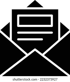 Ilustración de diseño de iconos del vector de correo electrónico
