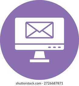 Ilustración de diseño de icono de Vector de correo electrónico