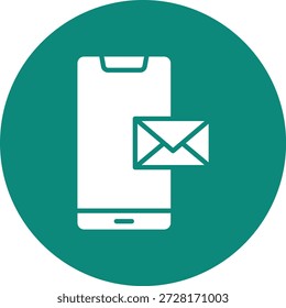 Ilustración de diseño de icono de Vector de correo electrónico