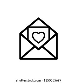 Email vector icon illustration sign.