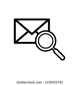 Email vector icon illustration sign.