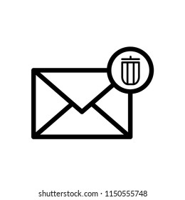Email vector icon illustration sign.