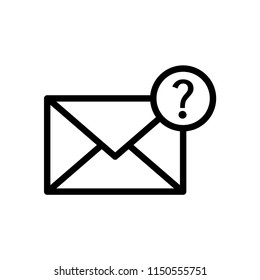 Email vector icon illustration sign.