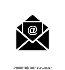 Email vector icon illustration sign.