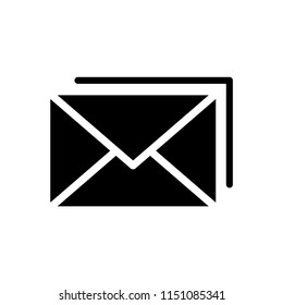 Email vector icon illustration sign.