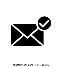 Email vector icon illustration sign.