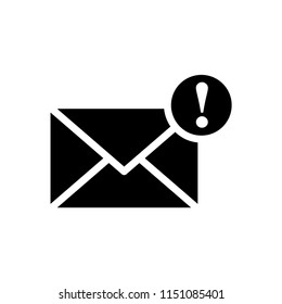 Email vector icon illustration sign.