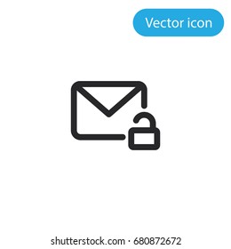 Email vector icon, illustration symbol