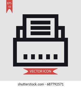 Email vector icon, illustration symbol