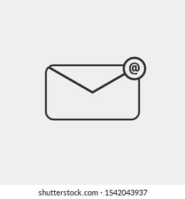 email vector icon isolated icon eps 10