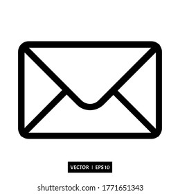 Email vector icon modern and simple flat symbol for web site, mobile,logo, app, UI