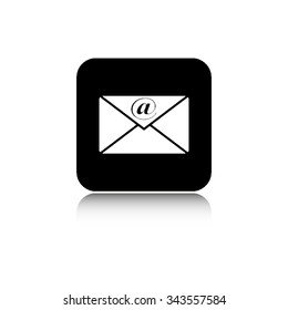 Email - vector  icon with shadow