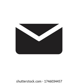 Icono de vector de correo electrónico, signo simple para sitio web y aplicación móvil.