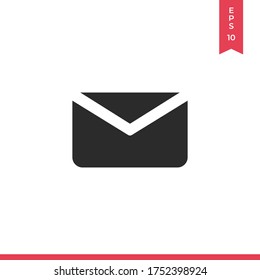 Email vector icon, simple sign for web site and mobile app.