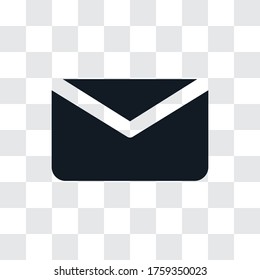 Icono de vector de correo electrónico, signo simple para sitio web y aplicación móvil.