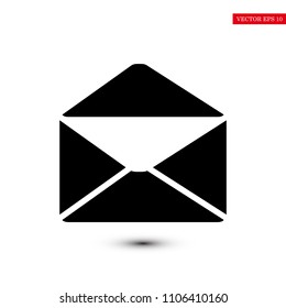 email vector icon, stock vector illustration flat design style