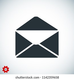 email vector icon, stock vector illustration flat design style