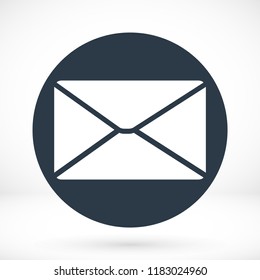 email vector icon, stock vector illustration flat design style