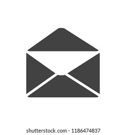 email vector icon, stock vector illustration flat design style