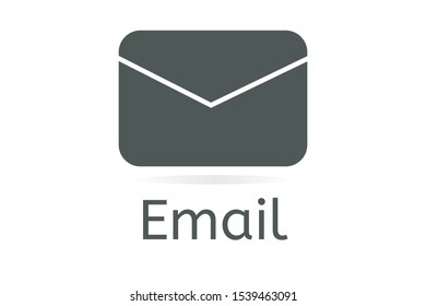 Email vector icon.Envelope mail illustrator.
