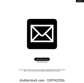 Email Vector Icons in trendy flat style isolated on white background.eps10