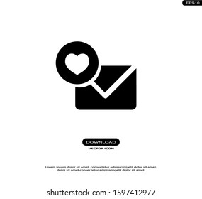 Email Vector Icons in trendy flat style isolated on white background.eps10