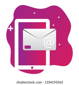 Email vector Illustration Background