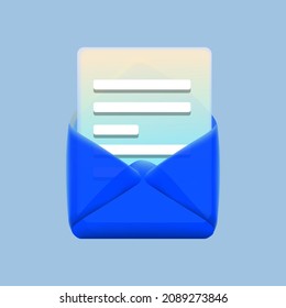 E-Mail-Vektorgrafik - sauberer moderner Stil