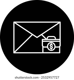 Icono detallado de Ilustración vectorial de correo electrónico