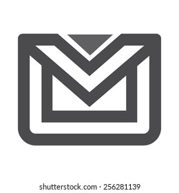 Email vector image to be used in web applications, mobile applications and print media.