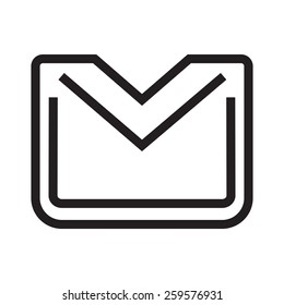 Email vector image to be used in web applications, mobile applications and print media.