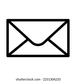 Diseño de iconos de línea de vector de correo electrónico