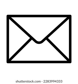 Diseño de iconos de línea de vector de correo electrónico
