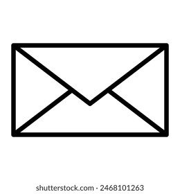 E-Mail-Vektorgrafik-Linie Symboldesign