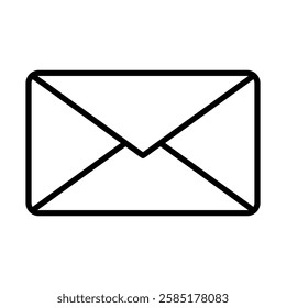 Email Vector Line Icon Design