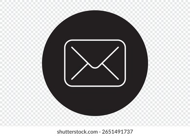 Design do ícone de linha do vetor de e-mail. Ícone de email definido. Vetor do ícone de e-mail. Ícone de email. Ilustração do envelope 