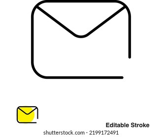 Email Vector Line Icon Eps