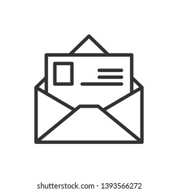 Email Vector Out Line Icon