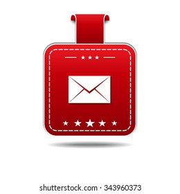 Email Vector Red Web Icon