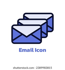 Vector de correo electrónico, Vector de imágenes simple por correo electrónico, Icono de correo electrónico.