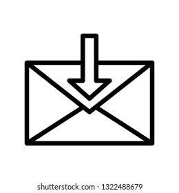 Email vector, Social media line design icon