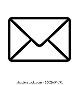 email vector thin line icon 