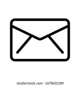 email vector thin line icon 