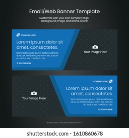 Email / Web Banner Template For Business And Digital Marketing Campaigns