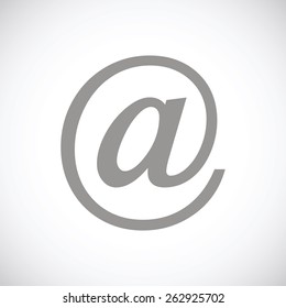 Email web black icon on a white background. Vector symbol