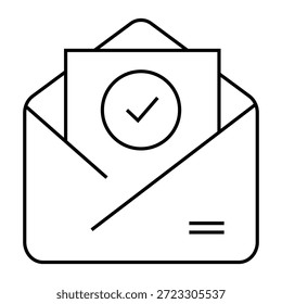 Icono del Web del correo electrónico con el correo electrónico y los iconos lineales de la letra en estilo de línea-9